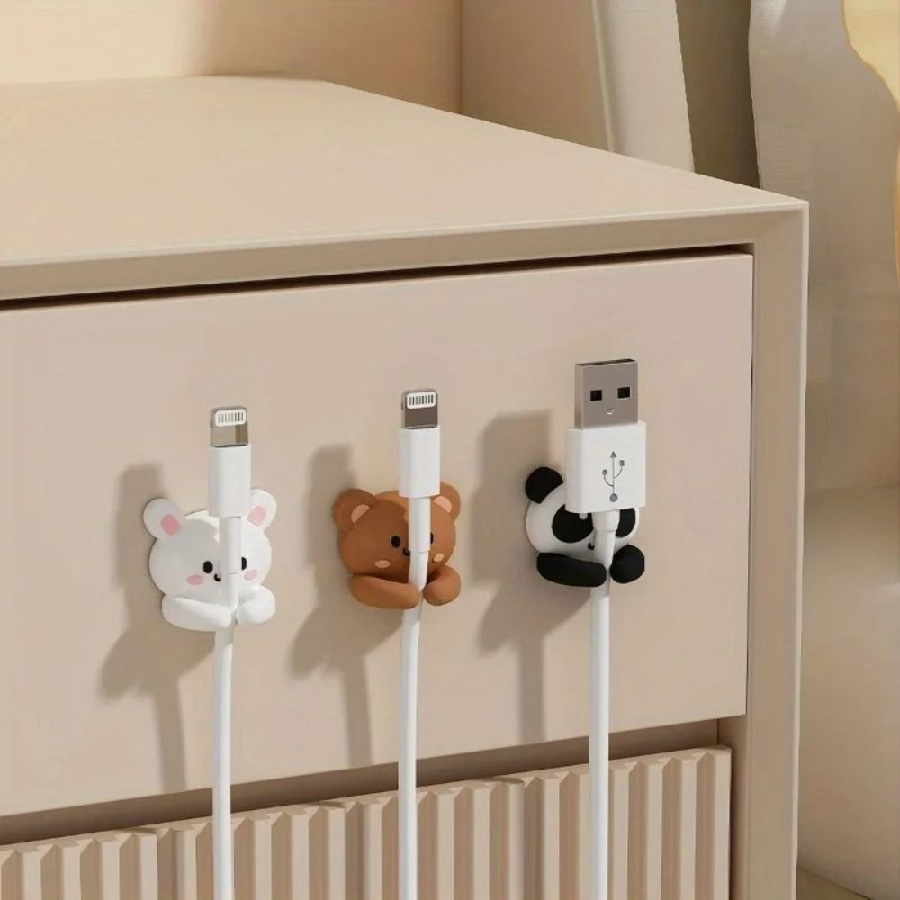 Desk Setup Design - Strong Adhesive Self-Adhesive Cable Clip Cute