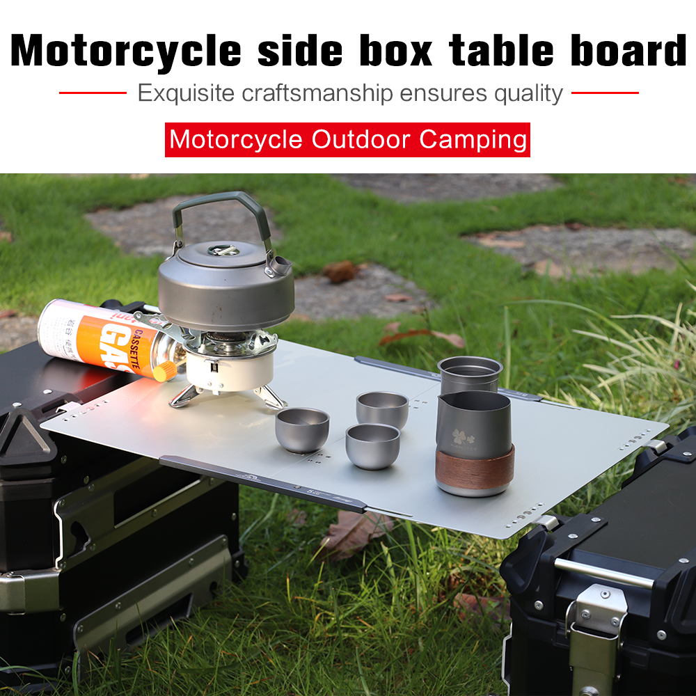 Desk Setup Design - Motorcycle aluminum alloy folding table board