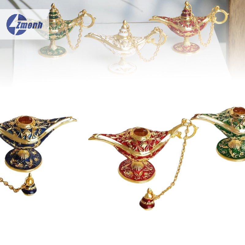 Desk Setup Vintage - New！Vintage Aladdin Magic Lamp Decorative Statue