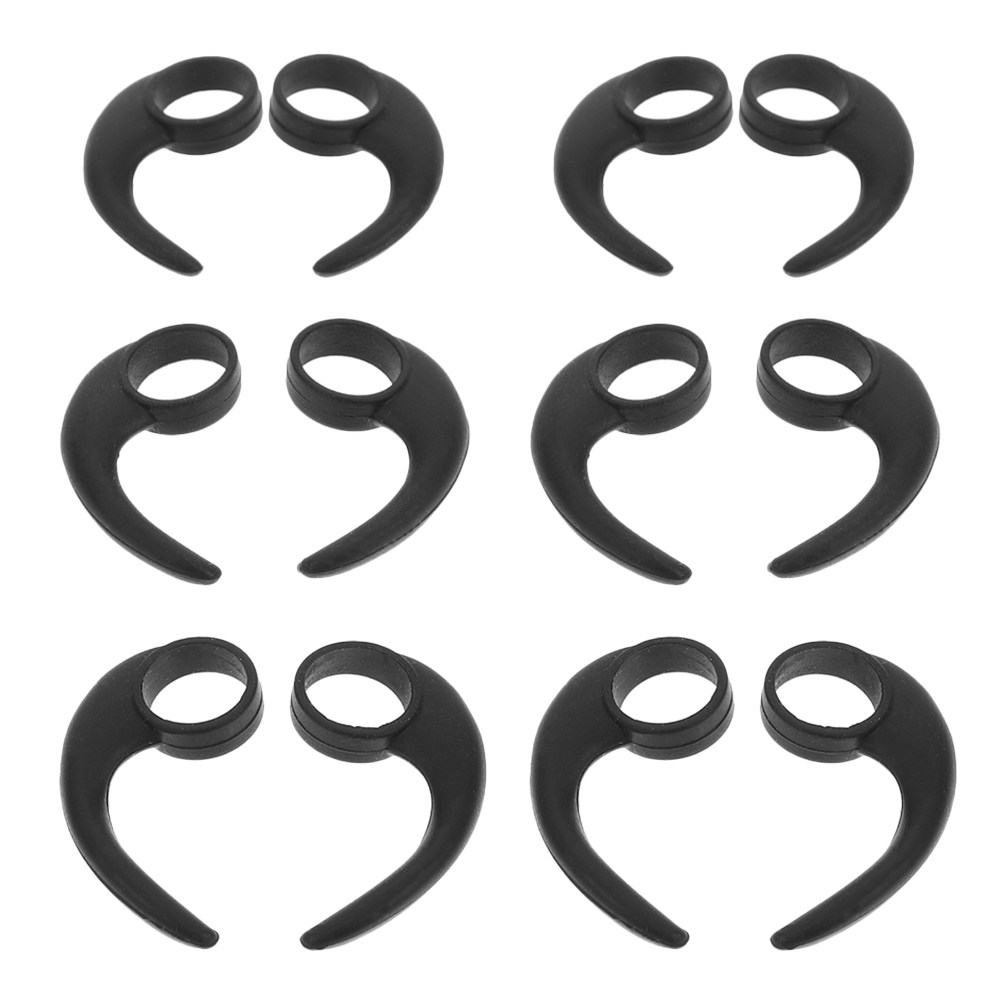 Headphone Hook Under - 12Pcs Ear Hooks Silicone Sport Anti-Slip