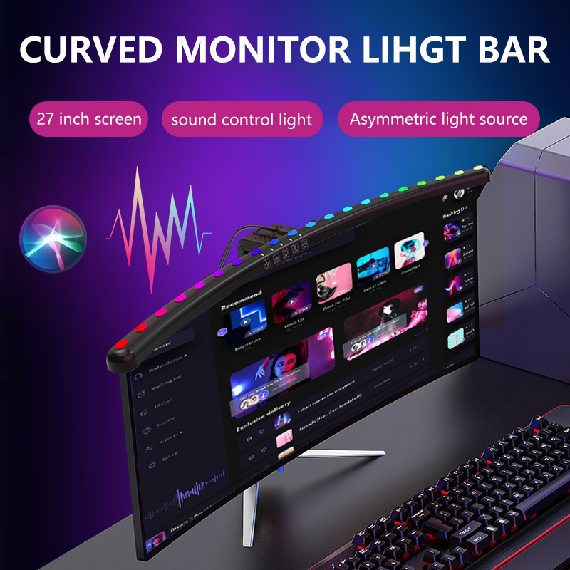 RGB Light Bar Monitor Smart Wi - Desk Setup For Office reseña y precio