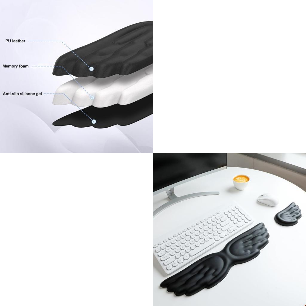 462E Soft Silicone Angel Wing  - Desk Setup For Office reseña y precio