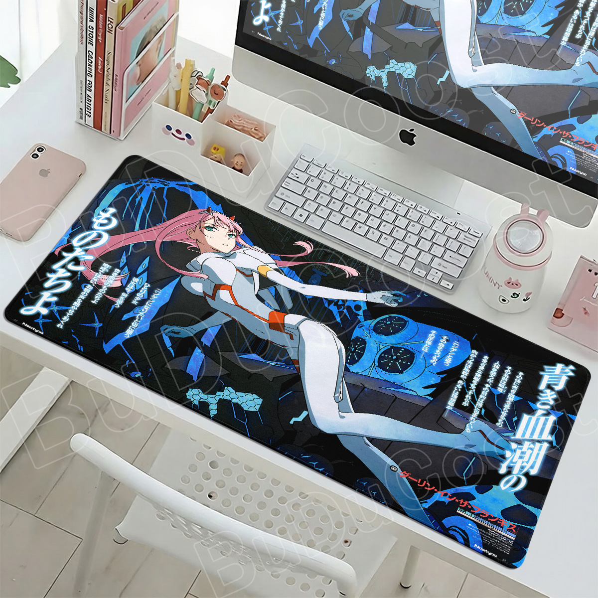 Kawaii Zero Two Pc Gamer Mouse - Desk Setup For Two Laptops reseña y precio
