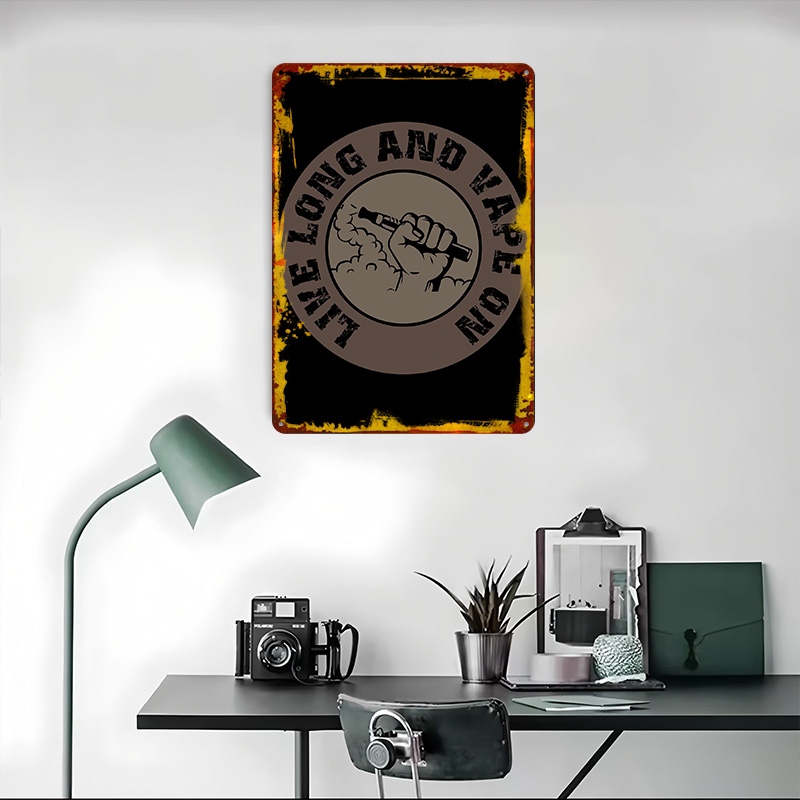 Vape Design For Ecig Tinplate  - Desk Setup Vintage reseña y precio