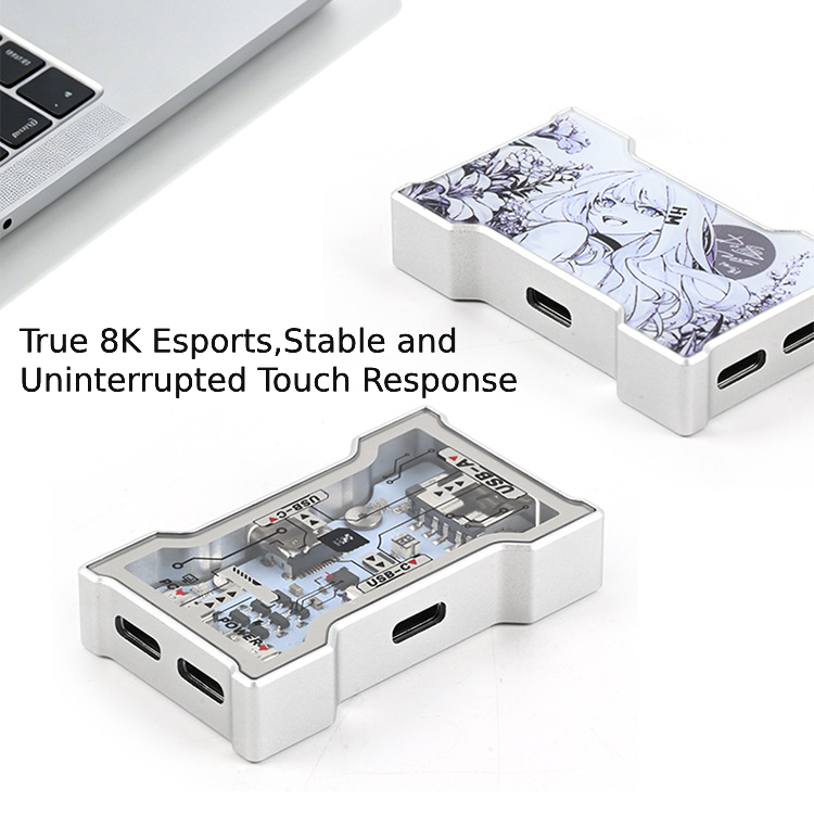RGB USB Hub 2 Input 3 Output A - Desk Setup Usb Hub reseña y precio