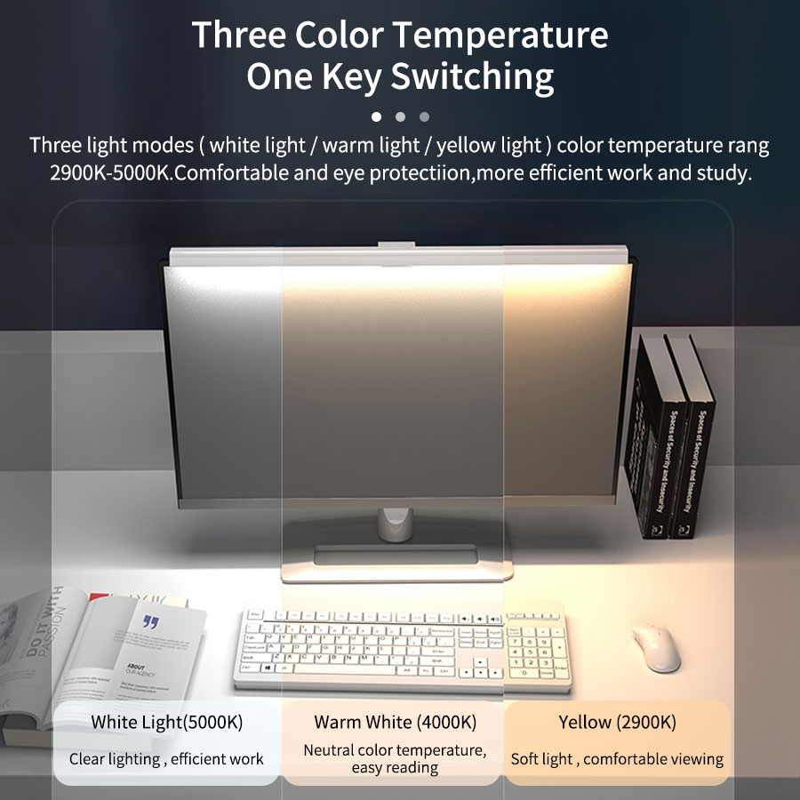 50cm Computer Monitor Light Ba - Desk Setup Desk reseña y precio