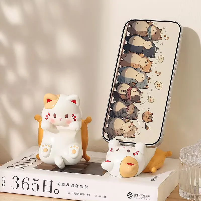 Cute Cartoon Cat Desktop Ornam - Desk Setup Organization reseña y precio