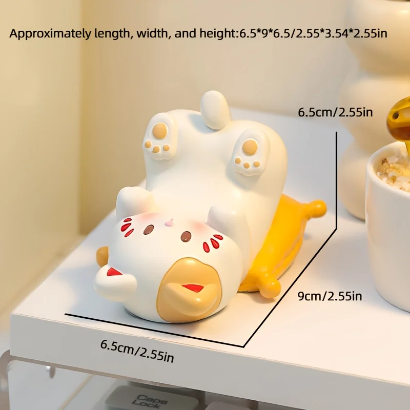 Cute Cartoon Cat Desktop Ornam - Desk Setup Organization reseña y precio