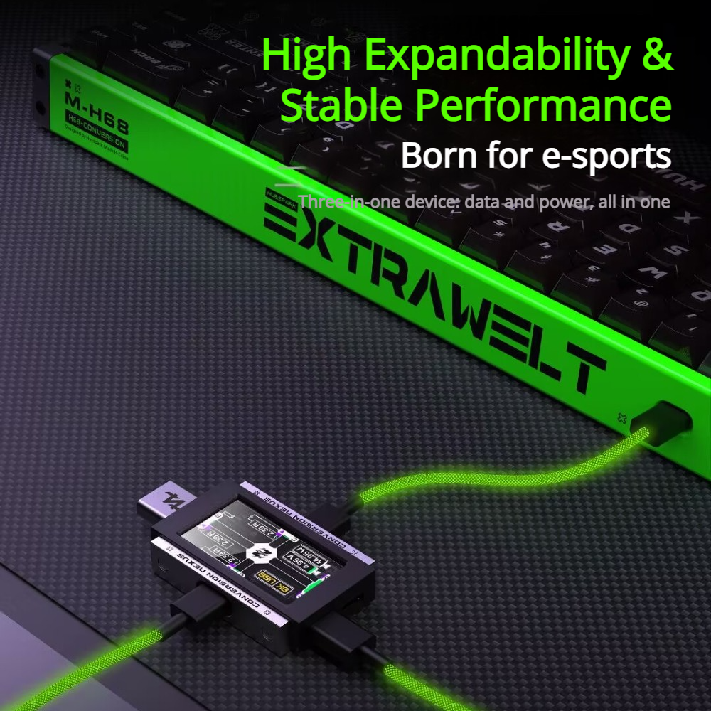HUESPARK & HMLAB - PIEXLHUB 1- - Desk Setup Usb Hub reseña y precio