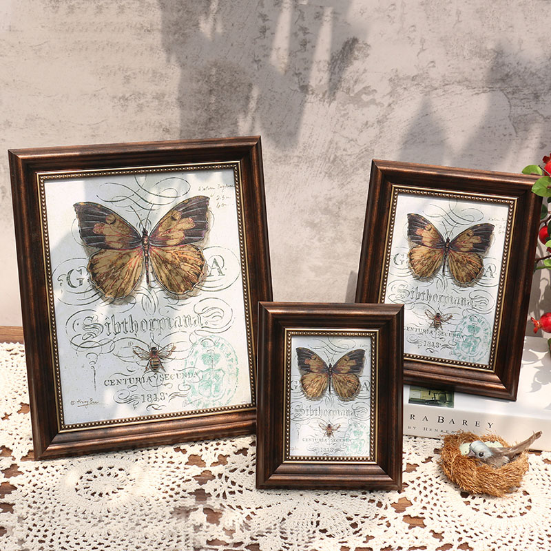 Retro Style Home Photo Frame S - Desk Setup Photo reseña y precio