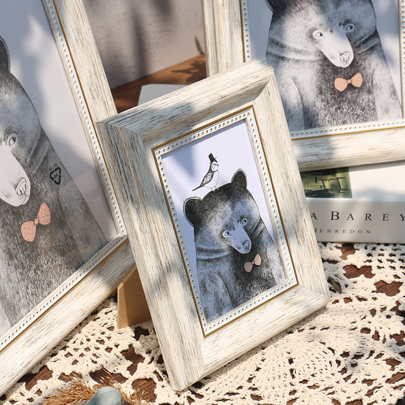 Retro Style Home Photo Frame S - Desk Setup Photo reseña y precio
