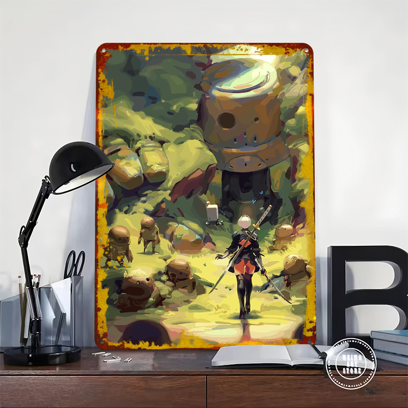 Nier Automata: 2B in Forest Me - Desk Setup Vintage reseña y precio