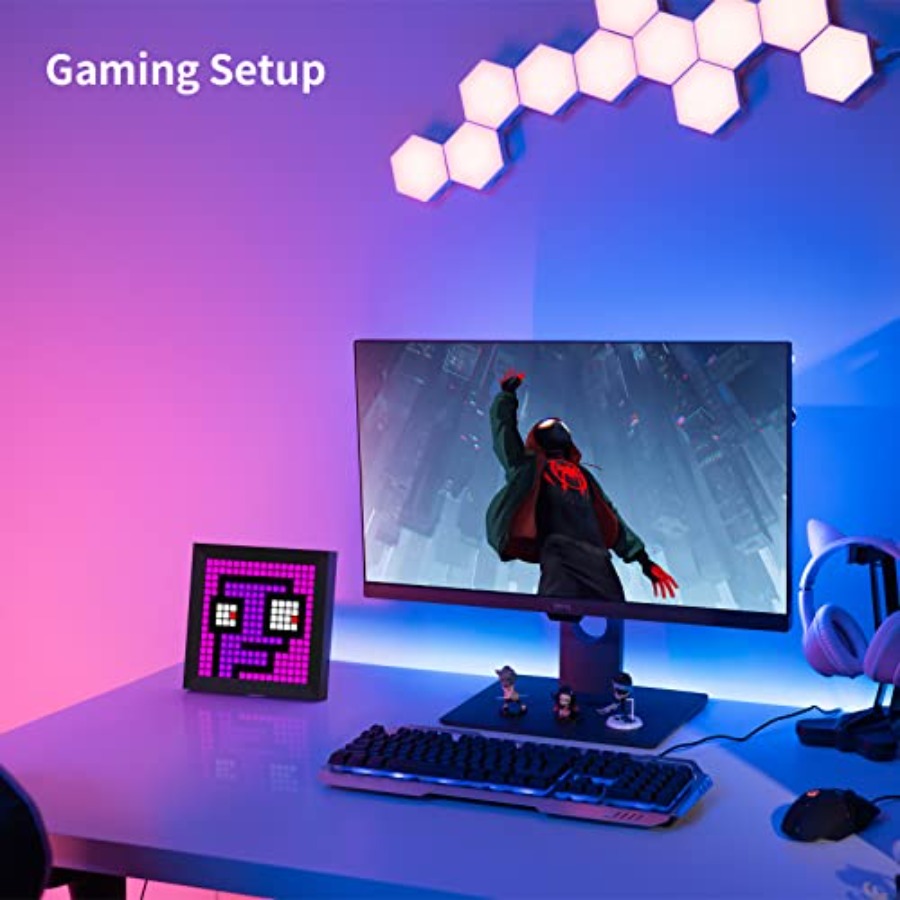 LED Light Pixel Display Panel  - Desk Setup Desk reseña y precio