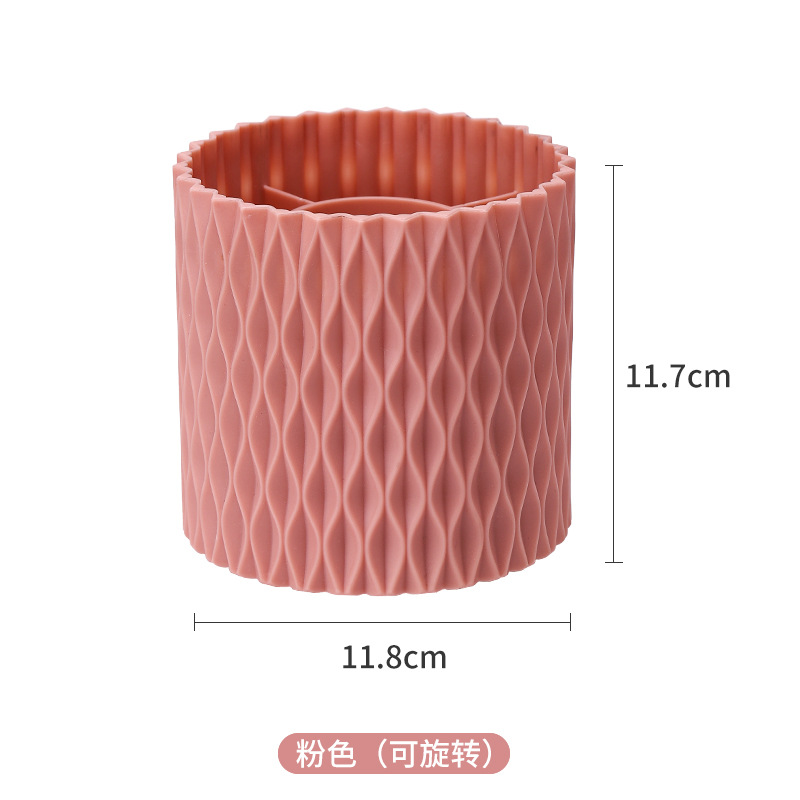 360° Rotating Makeup Brush Sto - Desk Setup Organization reseña y precio