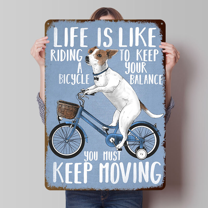 Life Is Like Riding a Bicy Met - Desk Setup Vintage reseña y precio
