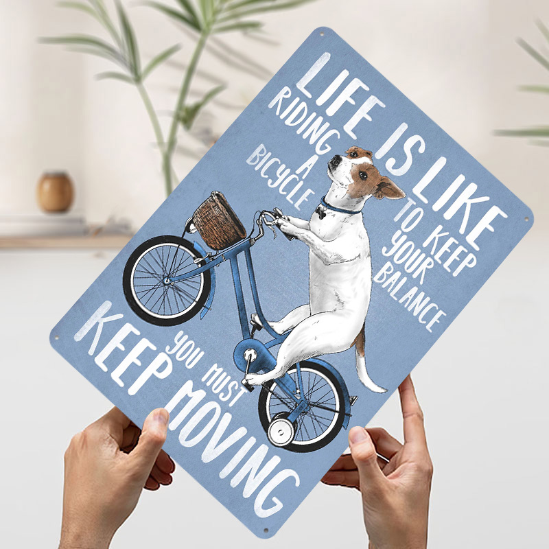 Life Is Like Riding a Bicy Met - Desk Setup Vintage reseña y precio