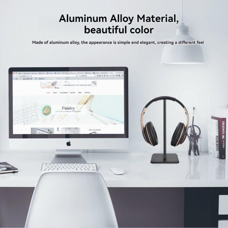 Plastic Desktop Headphone Stan - Headphone Hook Under reseña y precio
