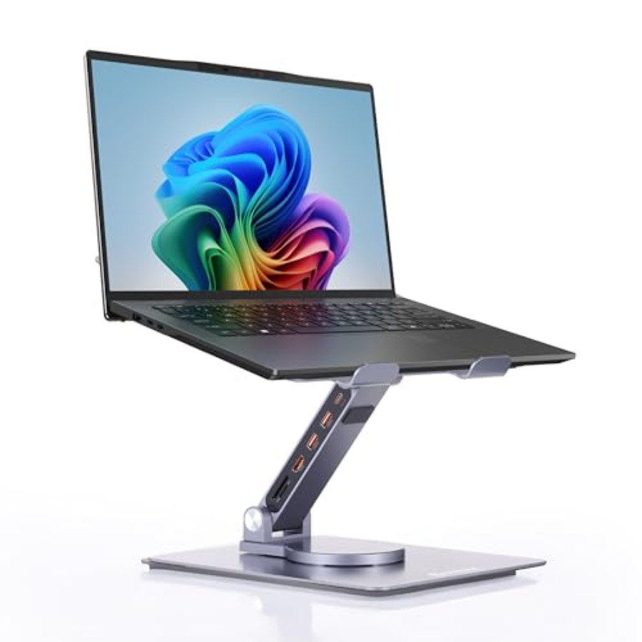 Desk setup laptop stand with a - Desk Setup Usb Hub reseña y precio