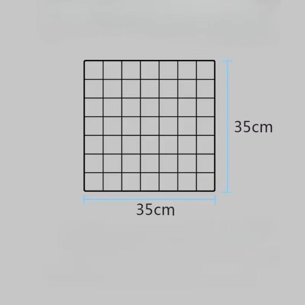 Modern Grid Display Rack with  - Desk Setup Photo reseña y precio
