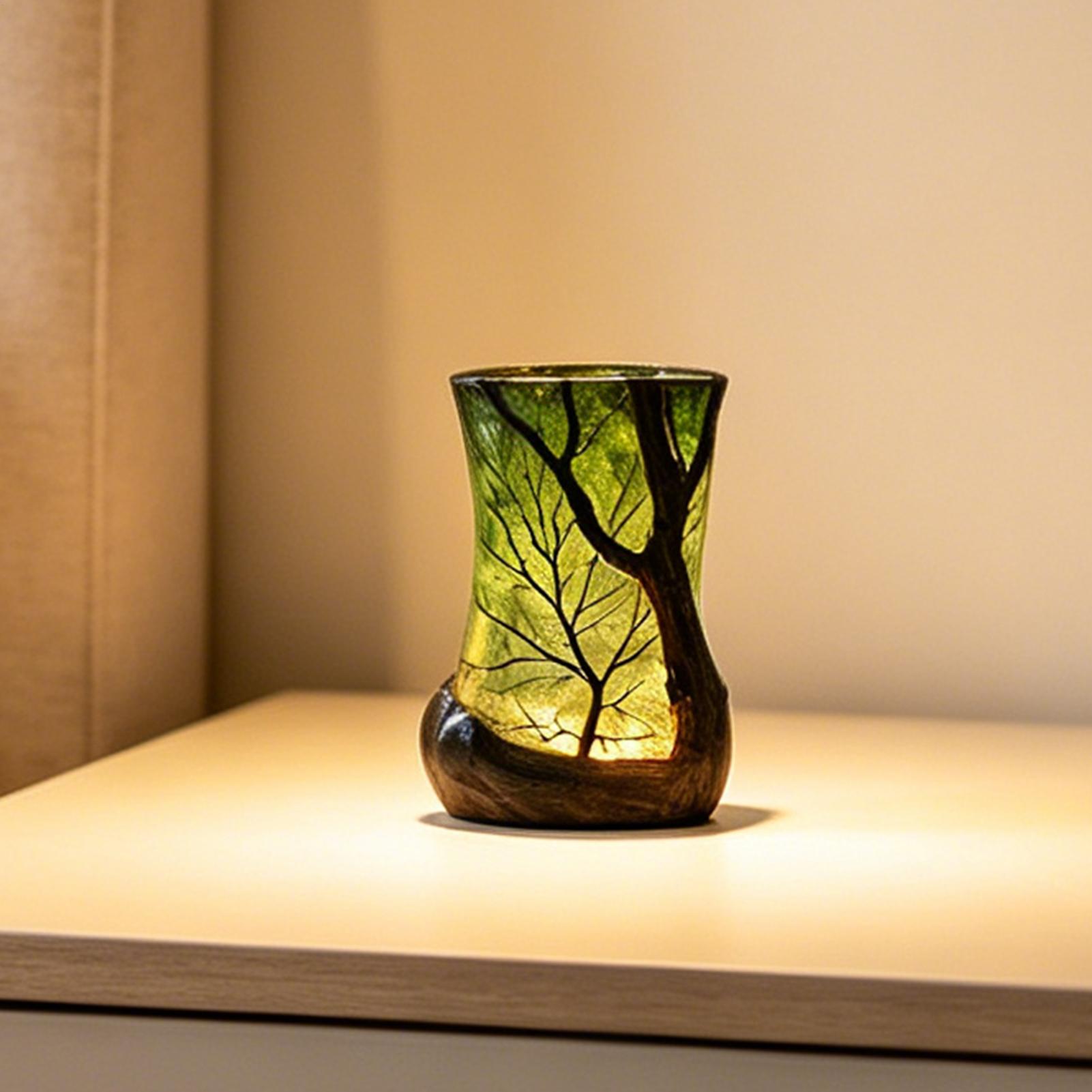 Bedside Table Lamp Forest Nigh - Desk Setup Desk reseña y precio