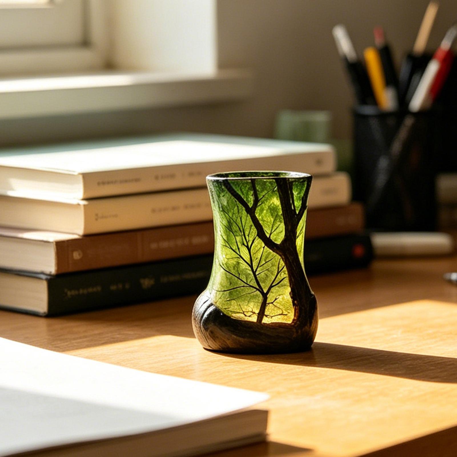 Bedside Table Lamp Forest Nigh - Desk Setup Desk reseña y precio