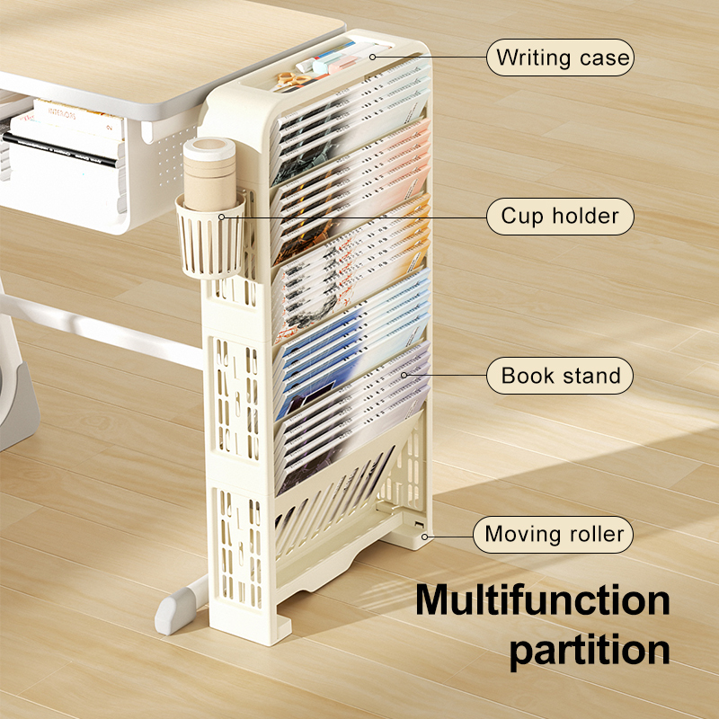 UFORU Movable bookshelf drop w - Desk Setup Organization reseña y precio