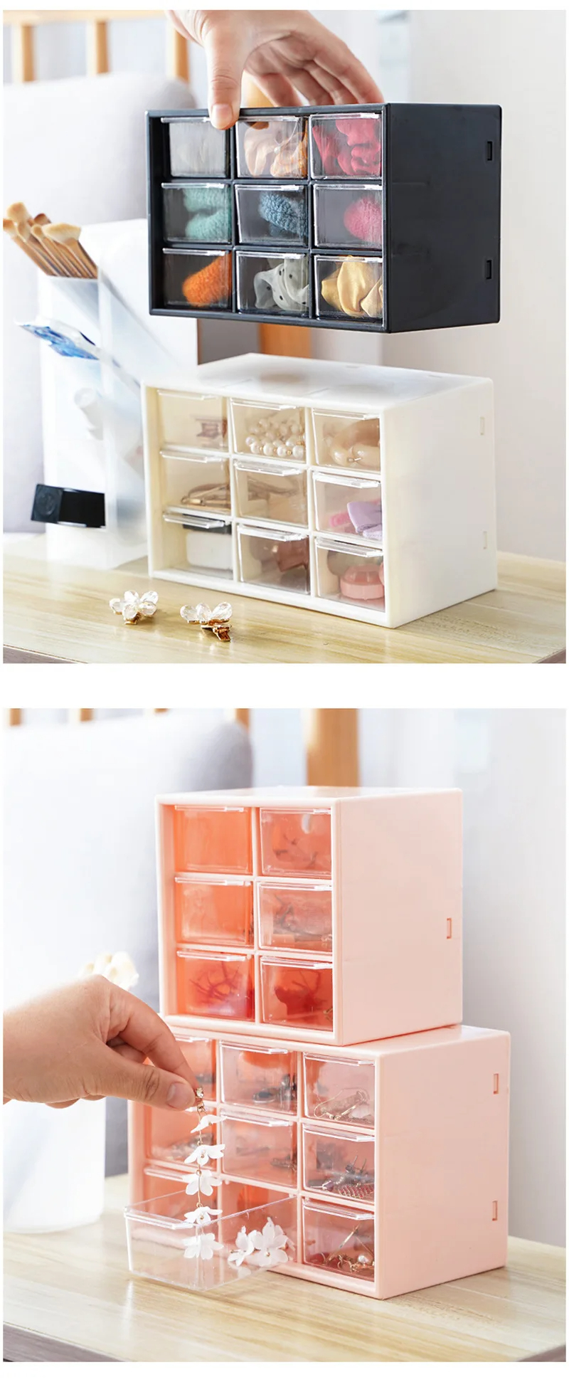 Simple High-Color Desktop Orga - Desk Setup Organization reseña y precio