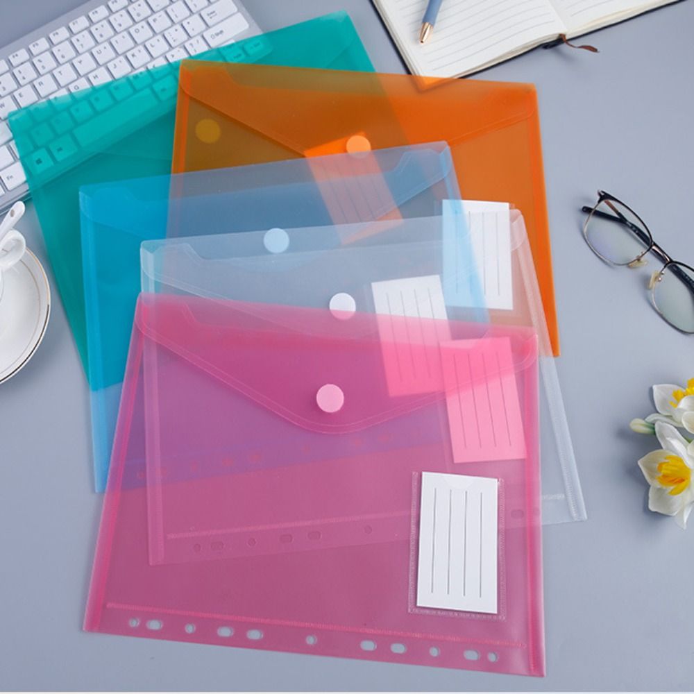 A4 Colorful Transparent File F - Ring Binder Box reseña y precio