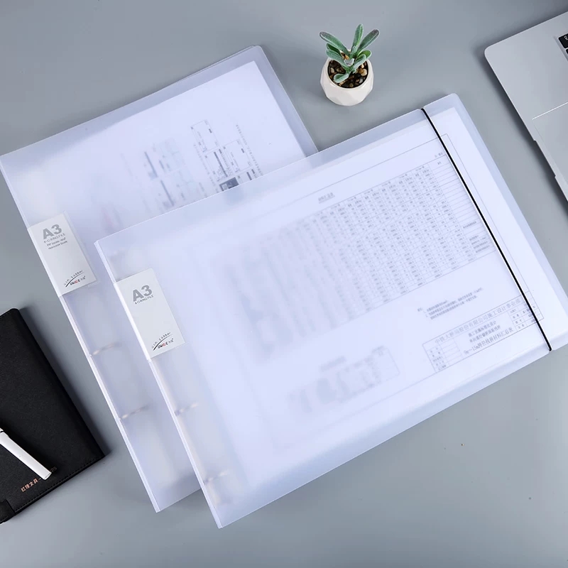 Clear File A3 Binder Portfolio - Ring Binder Box reseña y precio
