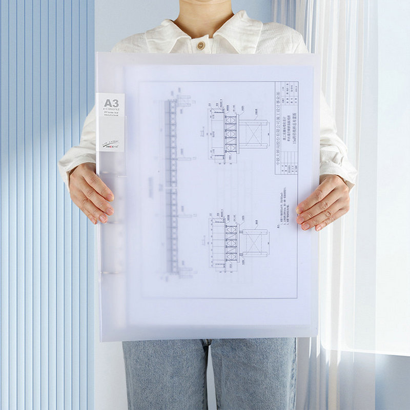 Clear File A3 Binder Portfolio - Ring Binder Box reseña y precio
