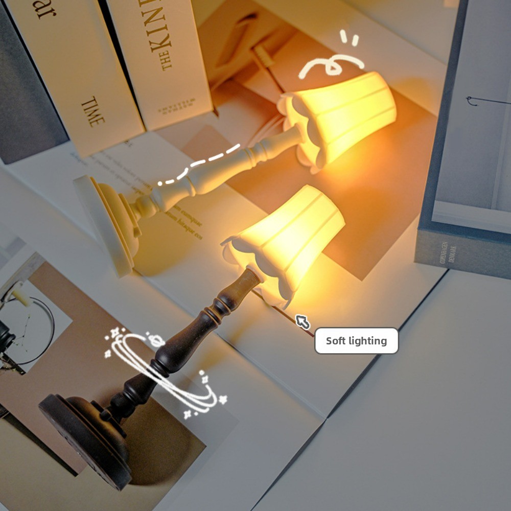 Vintage LED Night Light - Euro - Desk Setup Vintage reseña y precio