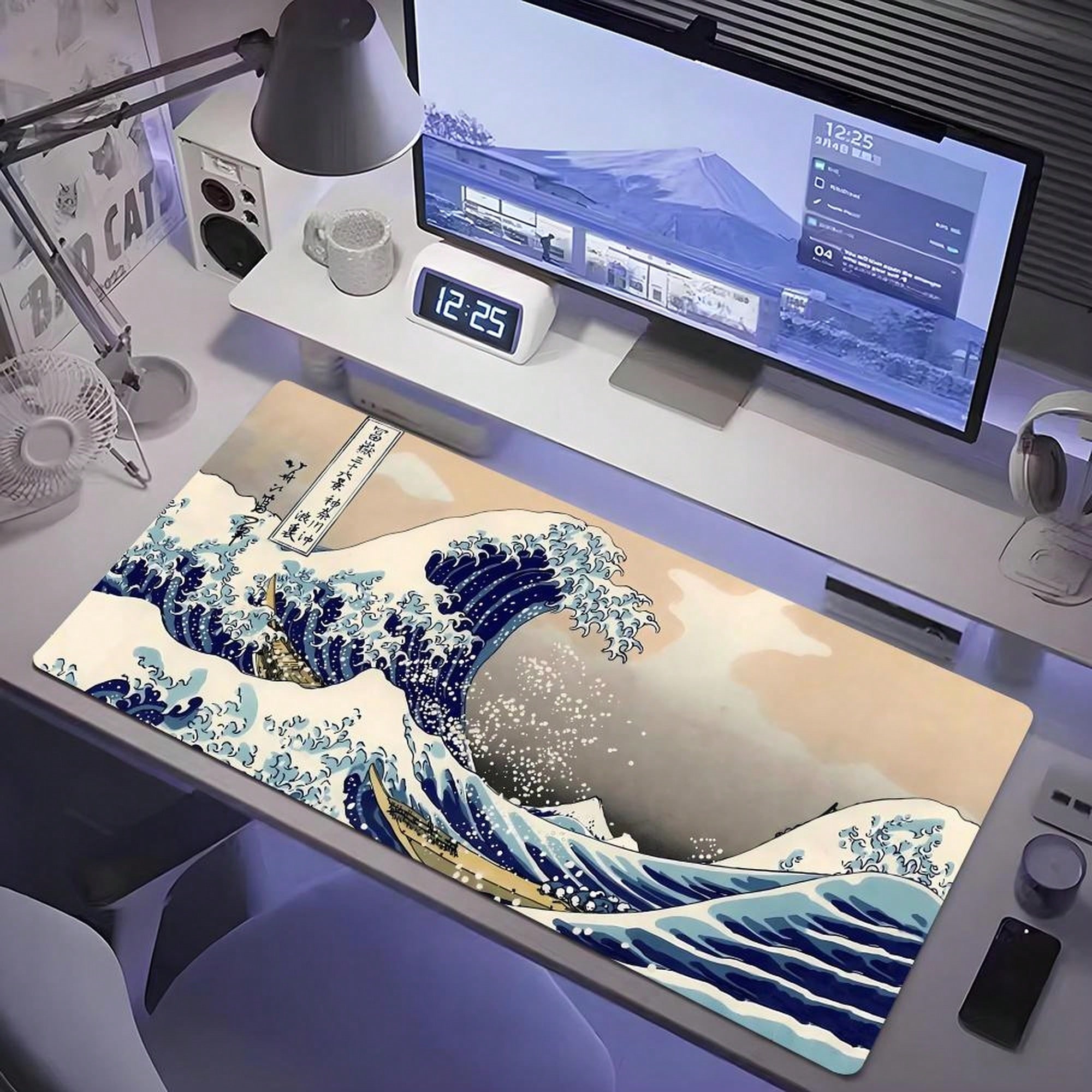 Style Wave Surfing Mouse Pad - - Desk Setup For Office reseña y precio