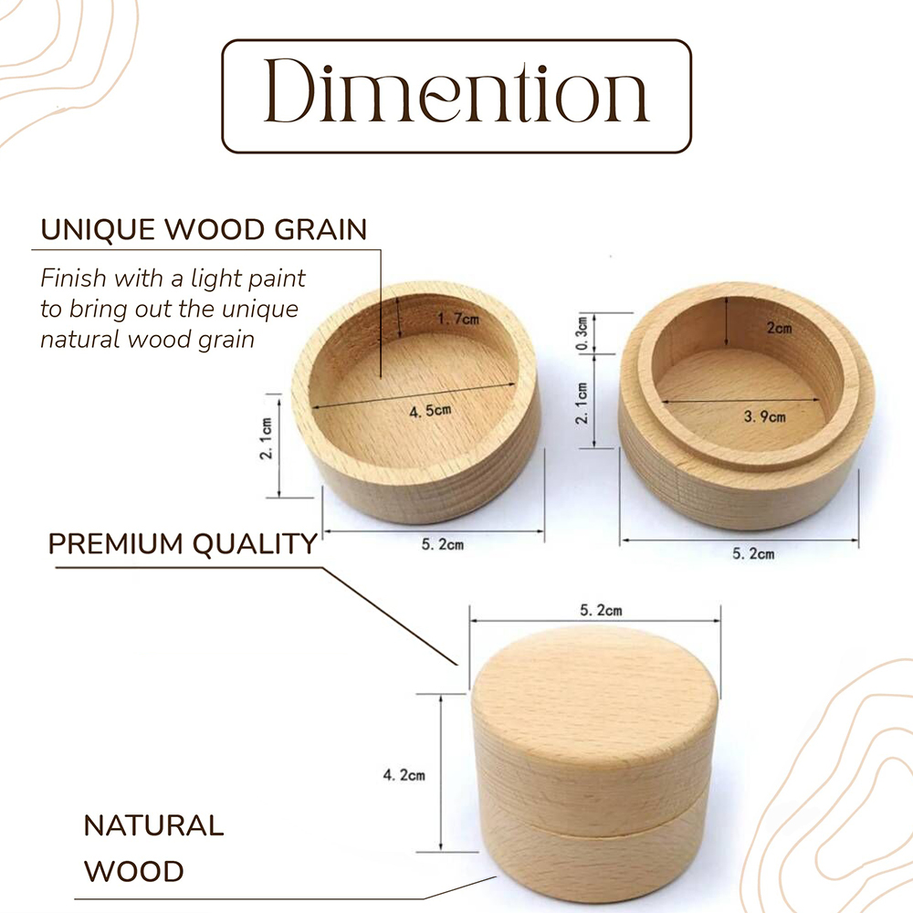 Personalized Engraved Wooden R - Ring Binder Box reseña y precio