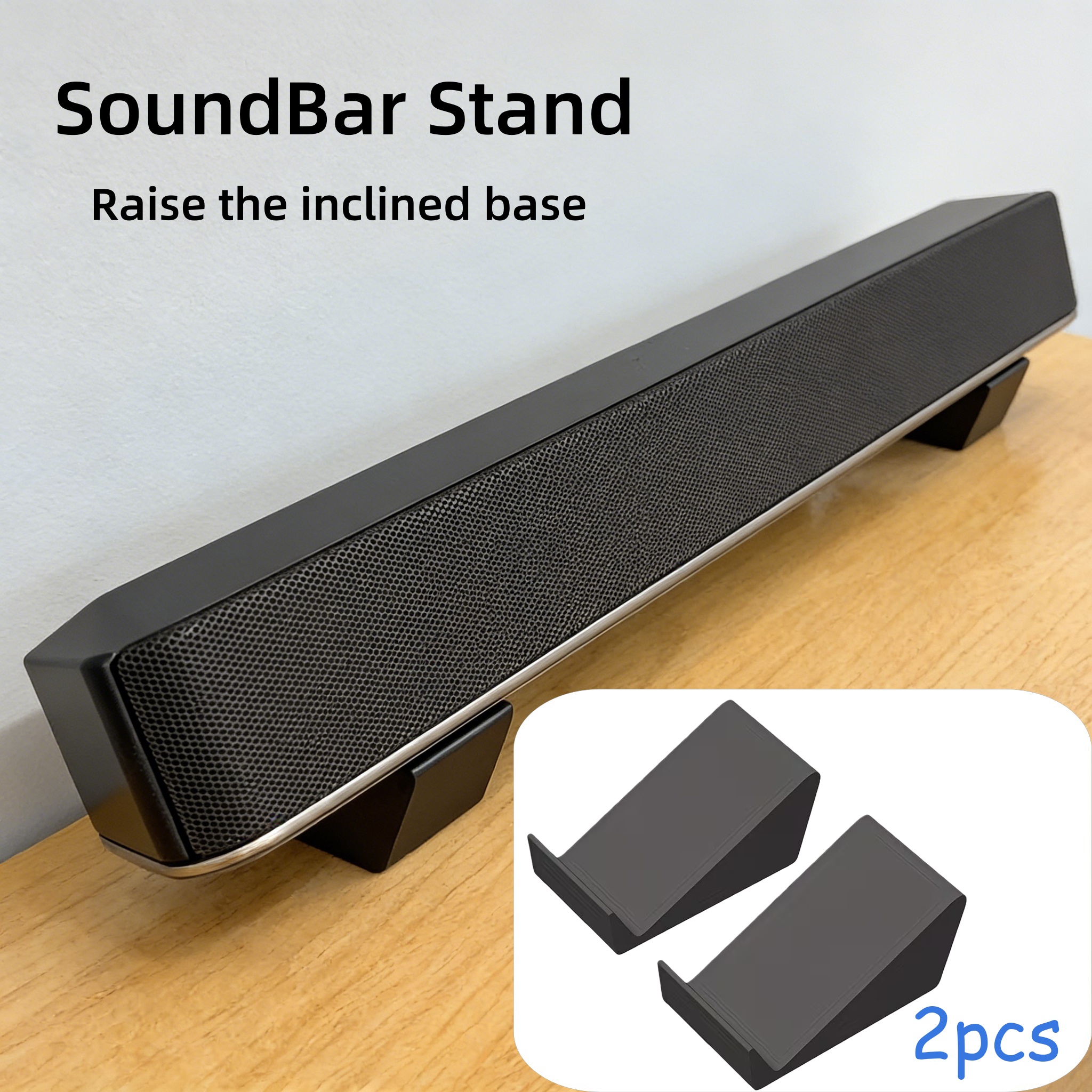 2pcs Universal SoundBar Stand  - Desk Setup Design reseña y precio