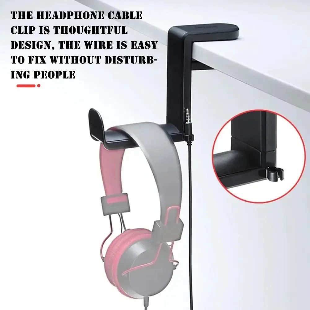 Rotatable Headphone Holder Uni - Headphone Hook Under reseña y precio