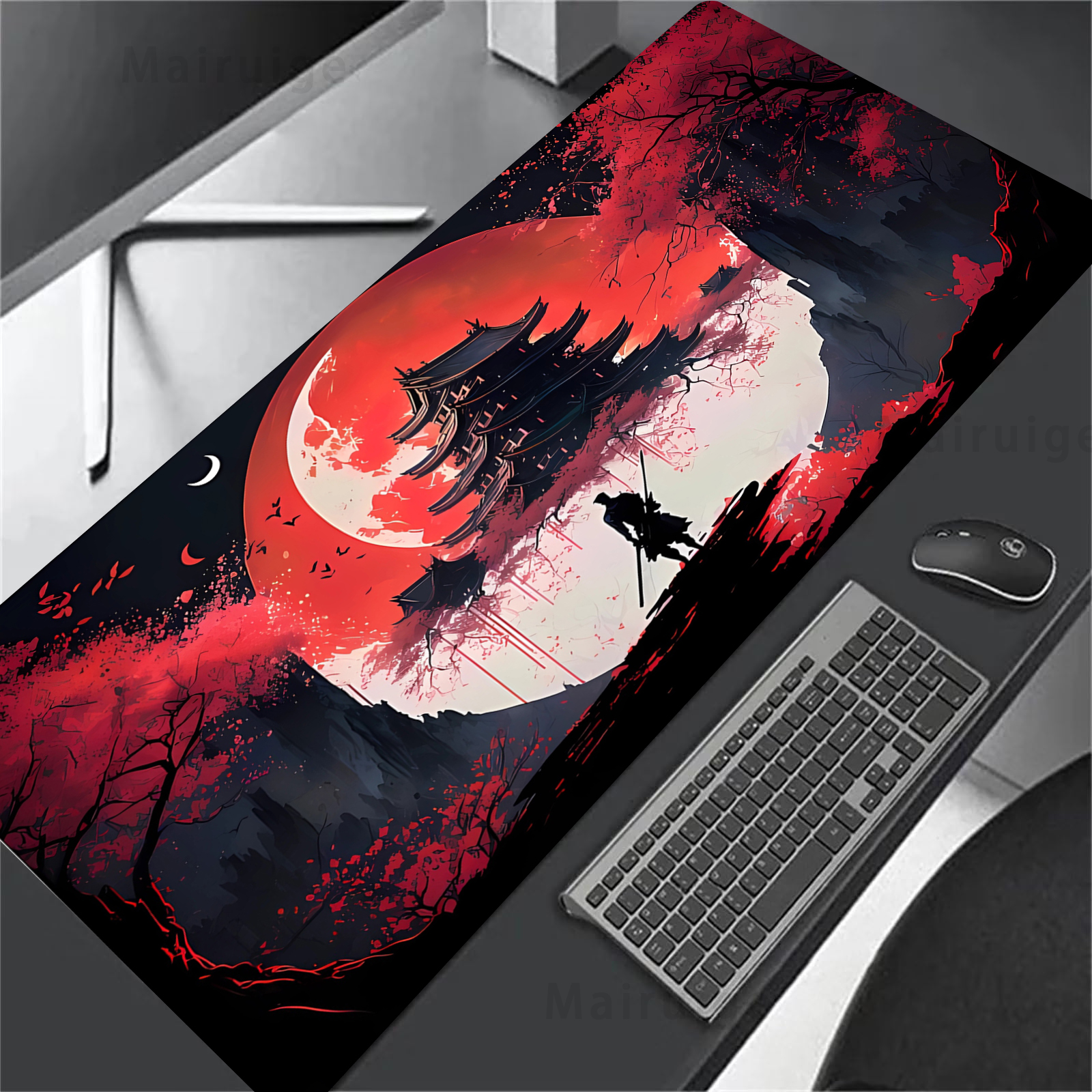 Mousepad Japanese Sakura Samur - Desk Setup For Office reseña y precio