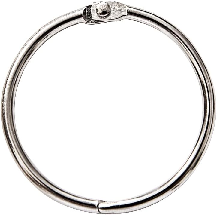 24 Pack Shower Curtain Rings,R - Ring Binder Box reseña y precio