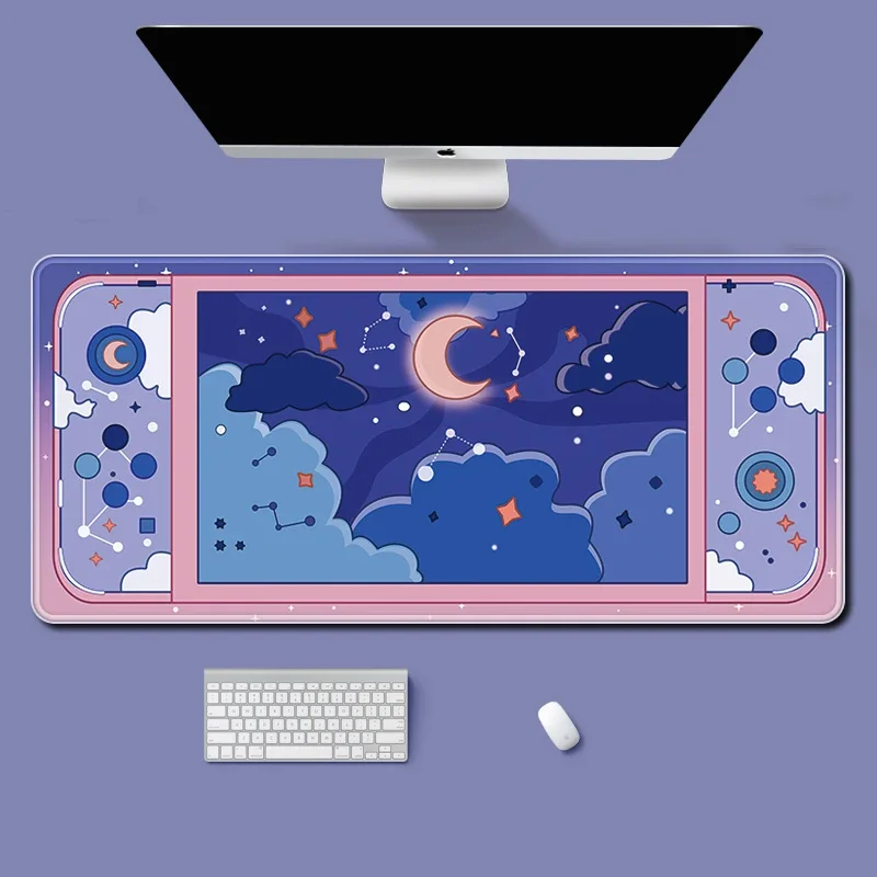Moon and Stars Large Desk Mat  - Desk Setup For Office reseña y precio