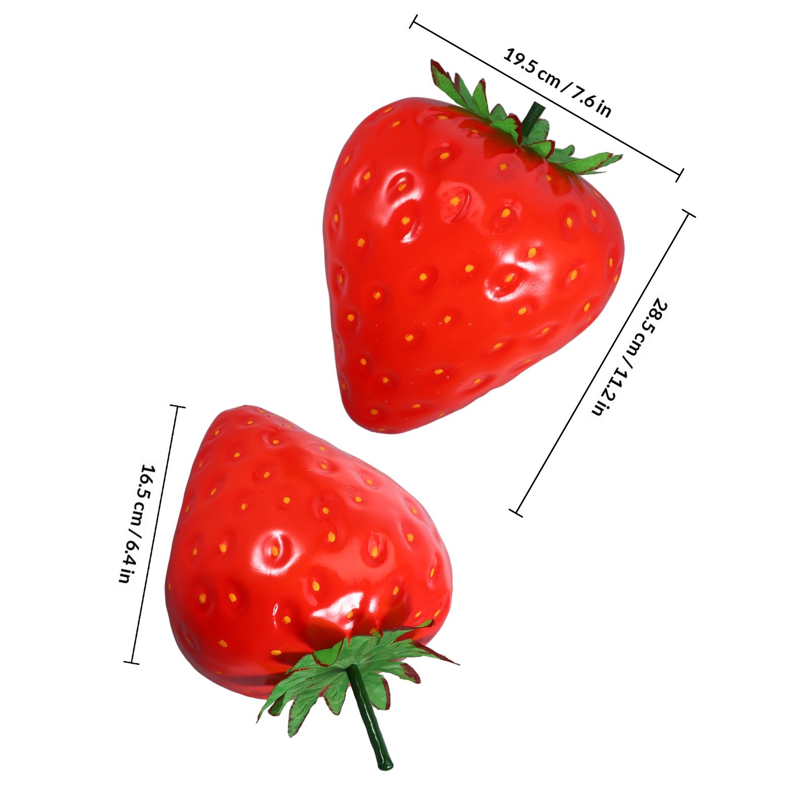 Extra Large Simulated Strawber - Desk Setup Photo reseña y precio