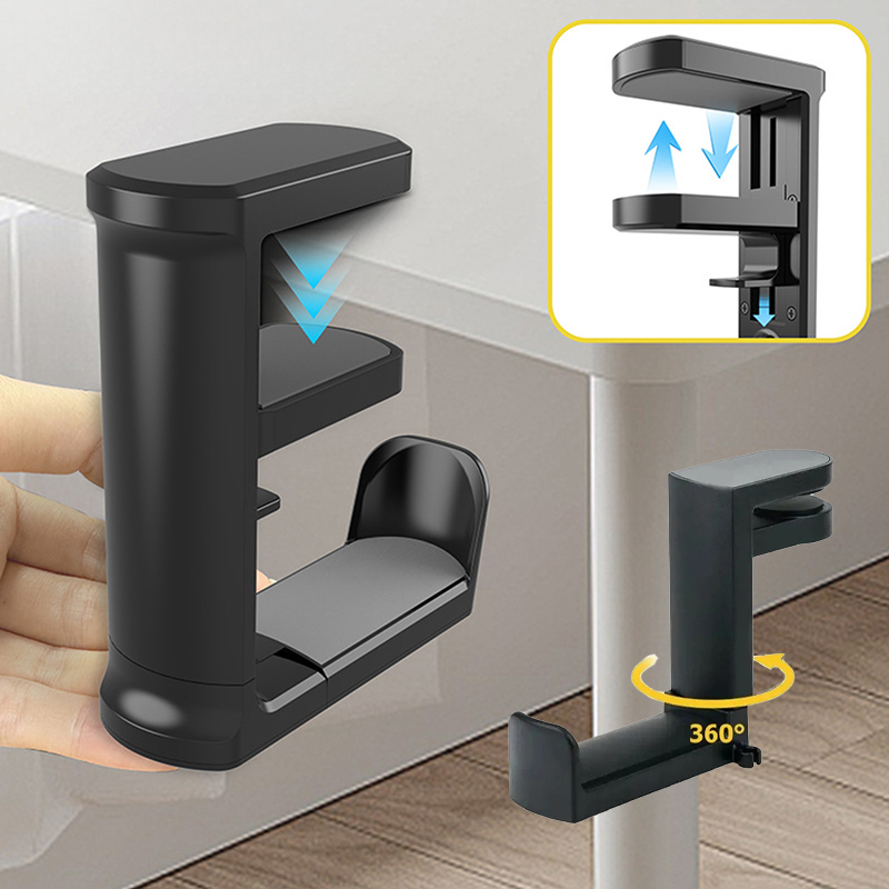 No Punch Table Clip Hook Earph - Headphone Hook Under reseña y precio