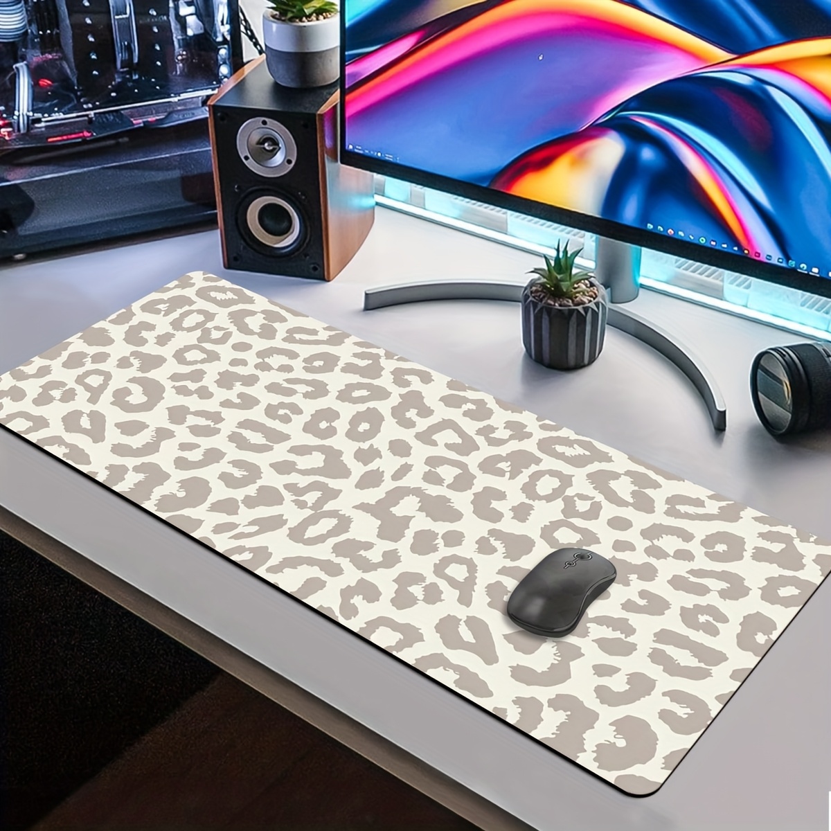 XL/XXL Computer Keyboard and M - Desk Setup Beige reseña y precio