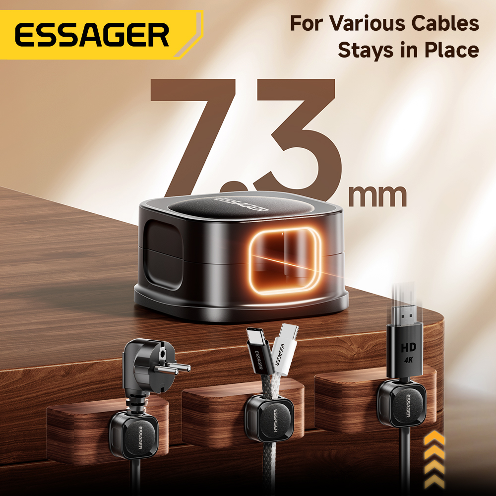 Essager Cable Organize 3/6 PCS - Headphone Hook Under reseña y precio
