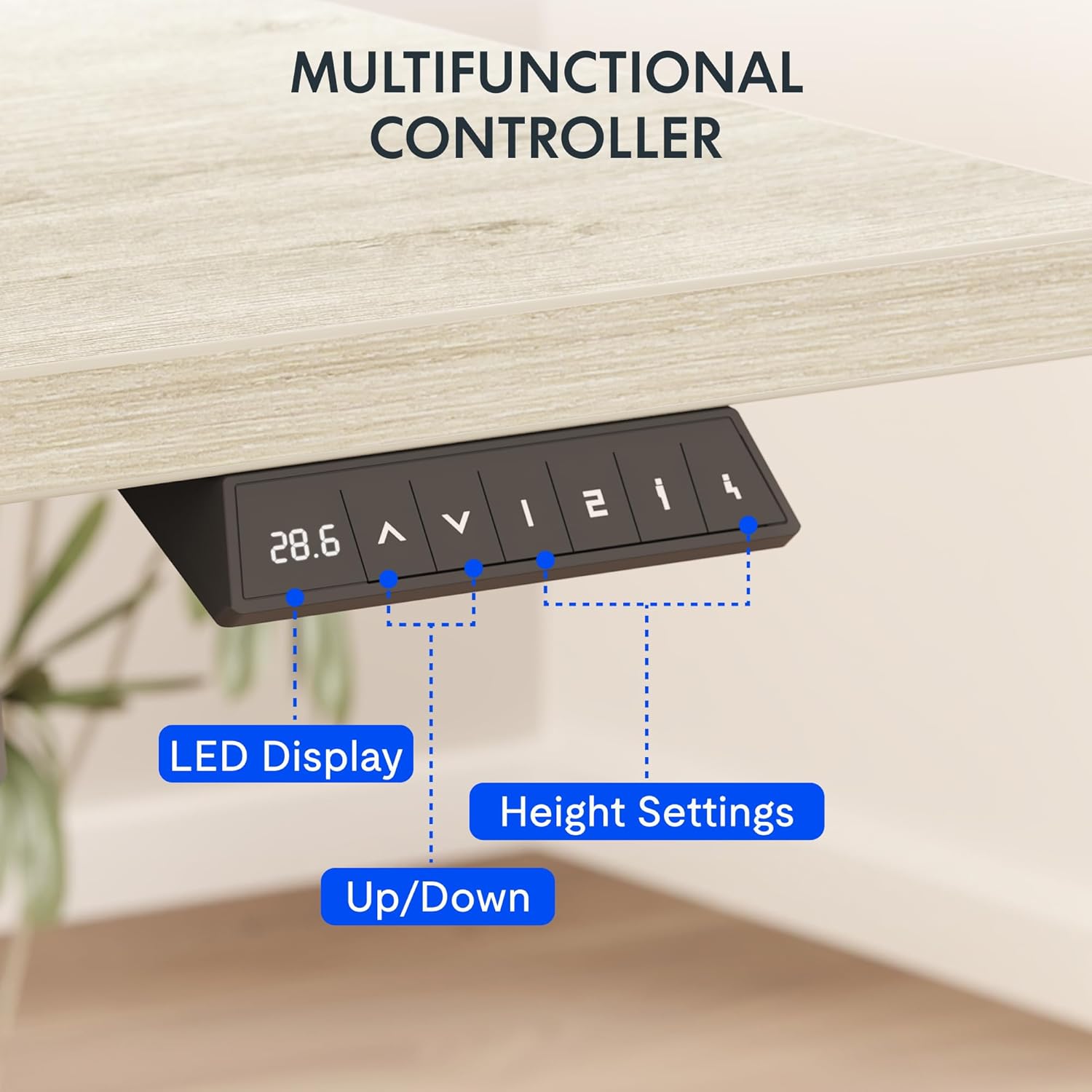 Electric Standing Desk 48x30 I - Desk Setup In Office reseña y precio