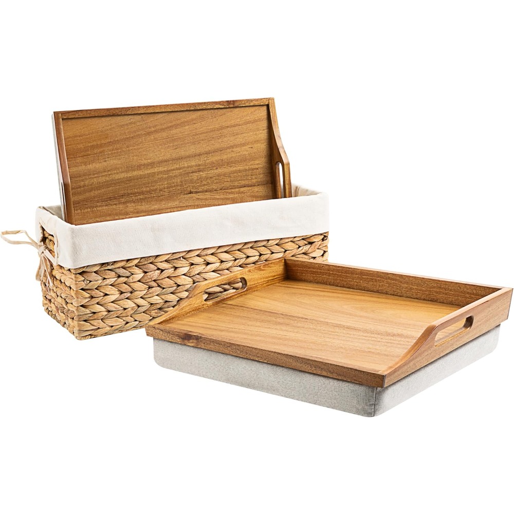 US Shipping Acacia Wood Bed Tr - Desk Setup Desk reseña y precio