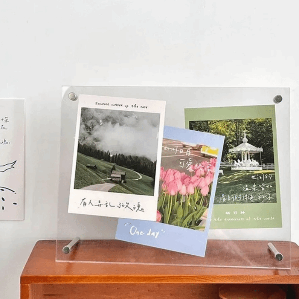 New Transparent Acrylic Photo  - Desk Setup Photo reseña y precio