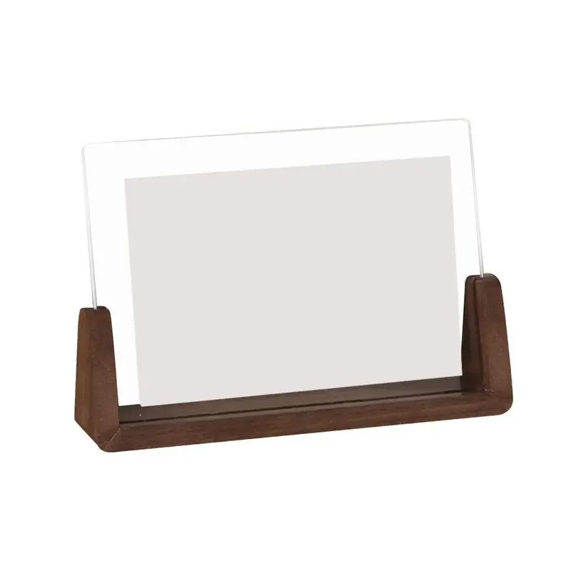 Walnut/Beech Creative Photo Fr - Desk Setup Photo reseña y precio