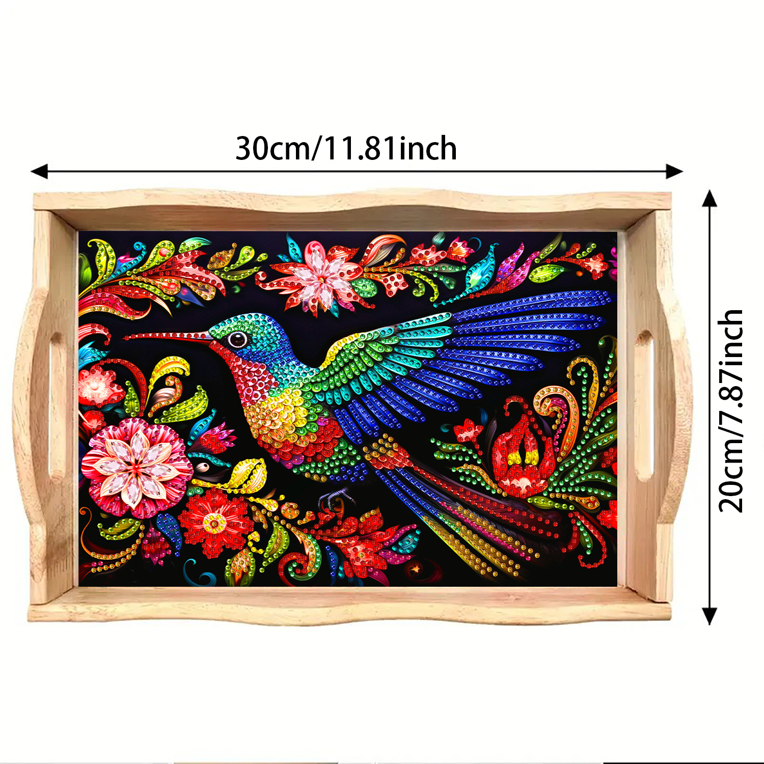 A DIY diamond painting square  - Desk Setup Organization reseña y precio