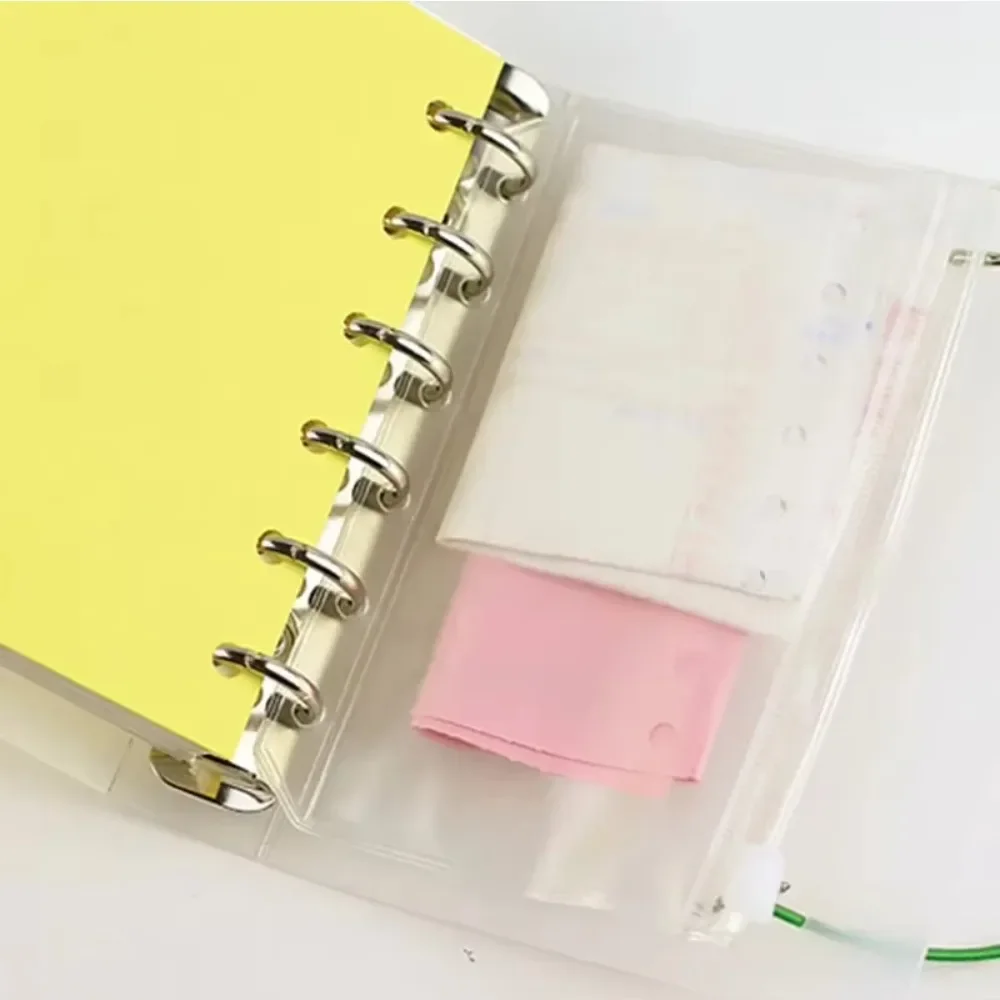 10Pcs  A5 A6 A7 Binder Pocket  - Ring Binder Box reseña y precio