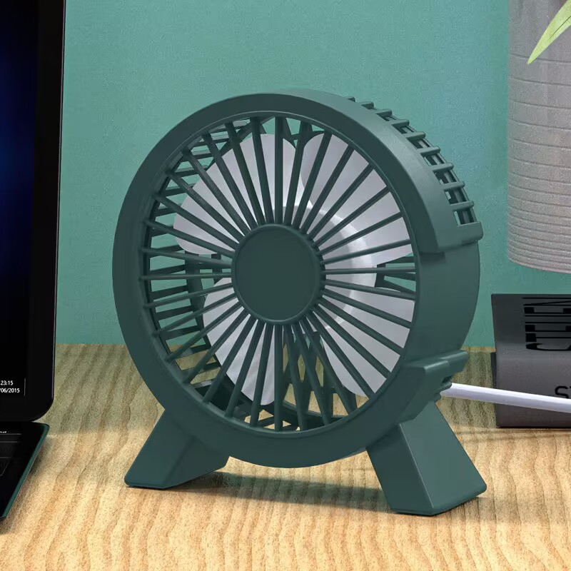 Mini USB Rechargeable Table Fa - Desk Setup Desk reseña y precio
