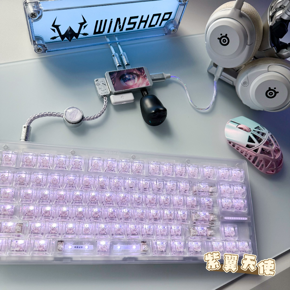 WINSHOP Gaming USB HUB 2-in-1  - Desk Setup Usb Hub reseña y precio